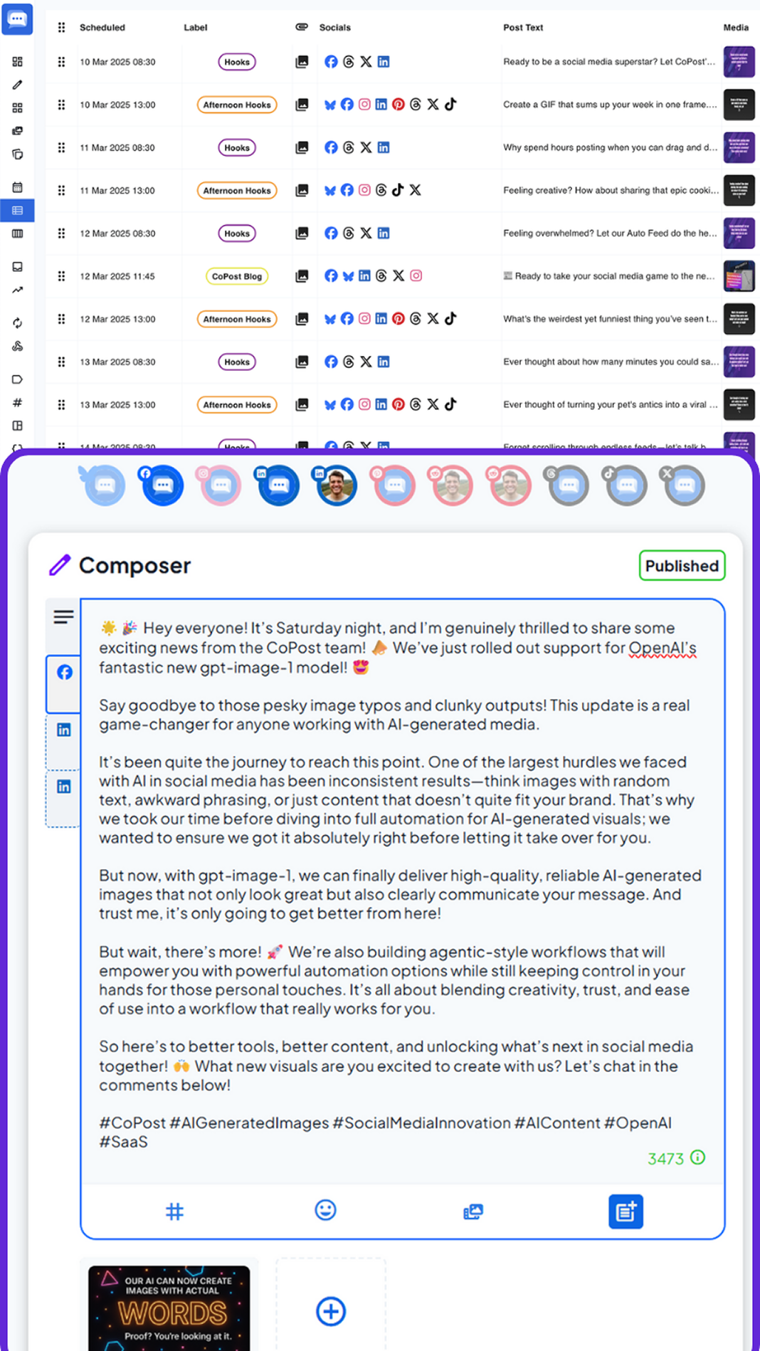 Composer and Planner